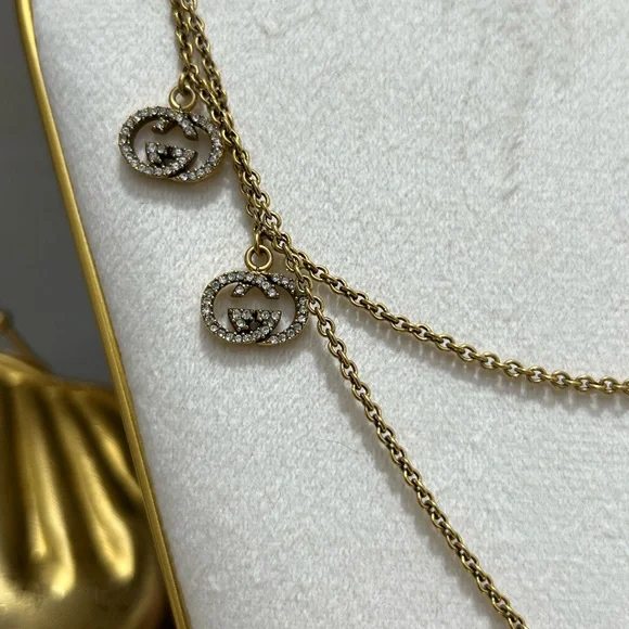 💖SOLD💖Gucci Flora Interlocking Necklace - Picture 5 of 12